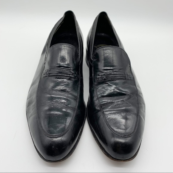 Florsheim Leather Slip On Loafers in Black Size 8.5D - Picture 4 of 11